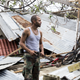 29-year-old Gabriel Ortega surveys storm damage to his property in San Juan. Photo: Getty Images